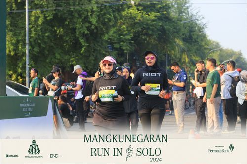 Race photo from Mangkunegaran Run 2024