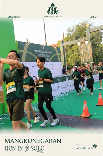 Race photo from Mangkunegaran Run 2024