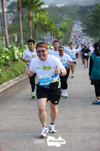 Race photo from Taman Budaya x BOGORUN 2025