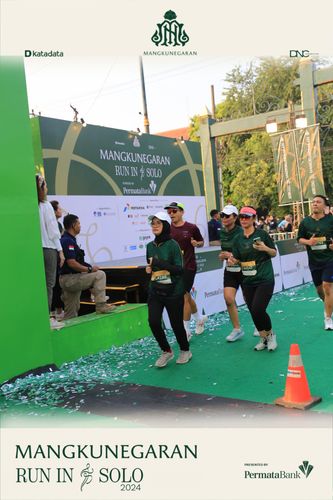 Race photo from Mangkunegaran Run 2024