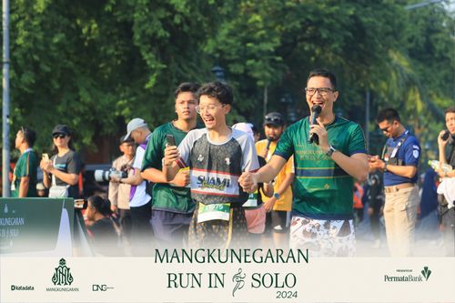 Race photo from Mangkunegaran Run 2024