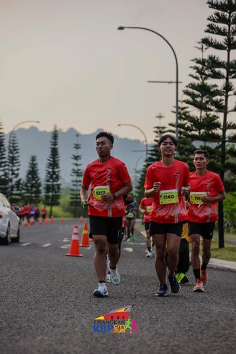Race photo from CISANGKAN KBP CITY RUN 2025