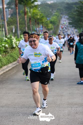 Race photo from Taman Budaya x BOGORUN 2025
