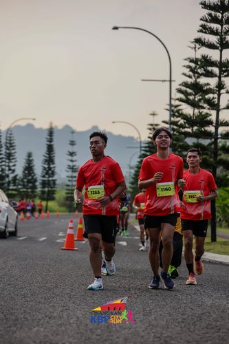 Race photo from CISANGKAN KBP CITY RUN 2025