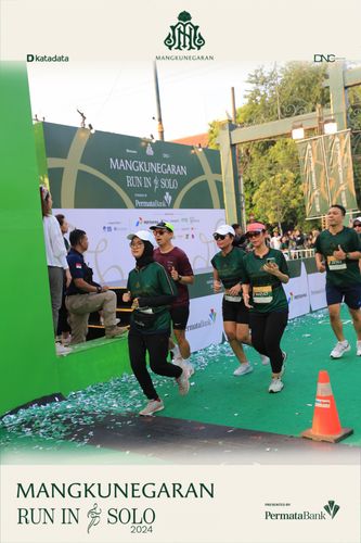 Race photo from Mangkunegaran Run 2024