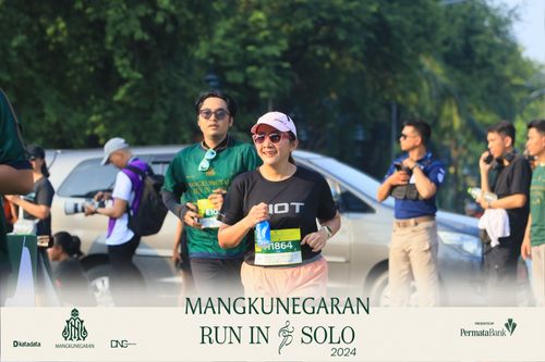 Race photo from Mangkunegaran Run 2024
