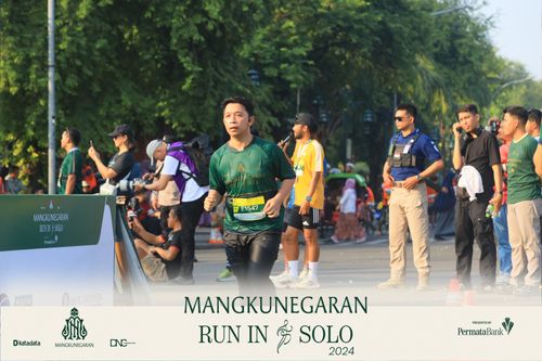 Race photo from Mangkunegaran Run 2024