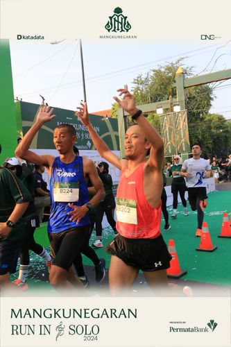 Race photo from Mangkunegaran Run 2024