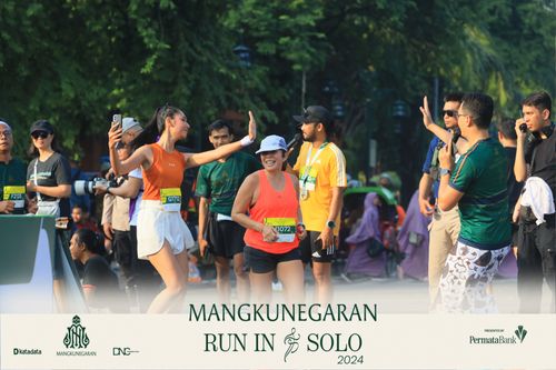 Race photo from Mangkunegaran Run 2024