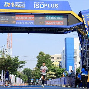 Race photo from SURABAYA ISOPLUS MARATHON 2026