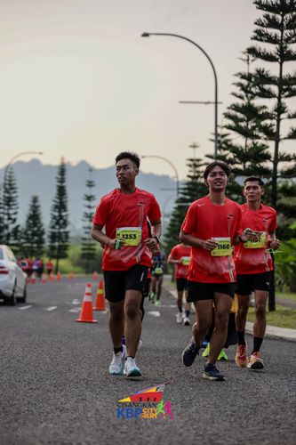 Race photo from CISANGKAN KBP CITY RUN 2025
