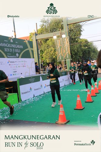 Race photo from Mangkunegaran Run 2024