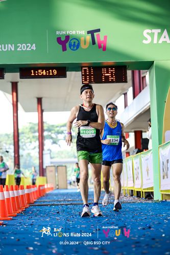 Race photo from BAF LIONS RUN 2024