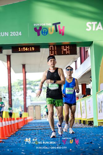 Race photo from BAF LIONS RUN 2024