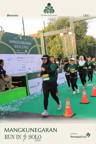 Race photo from Mangkunegaran Run 2024