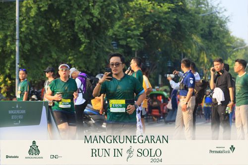Race photo from Mangkunegaran Run 2024
