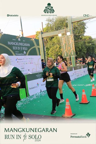 Race photo from Mangkunegaran Run 2024