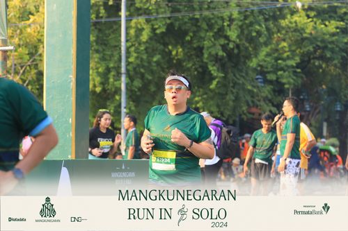 Race photo from Mangkunegaran Run 2024
