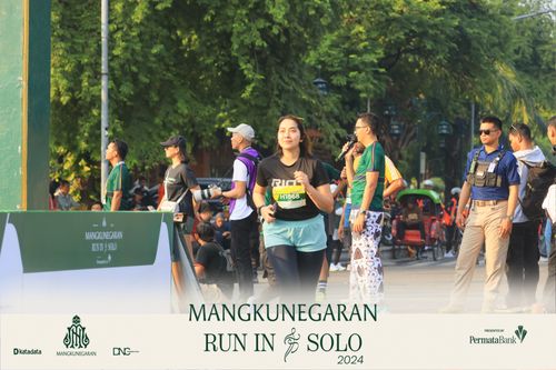 Race photo from Mangkunegaran Run 2024