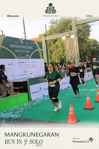 Race photo from Mangkunegaran Run 2024
