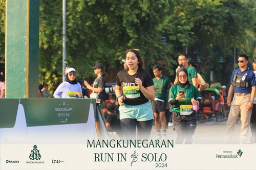 Race photo from Mangkunegaran Run 2024