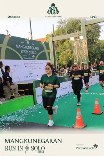 Race photo from Mangkunegaran Run 2024