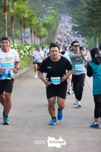 Race photo from Taman Budaya x BOGORUN 2025