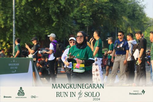 Race photo from Mangkunegaran Run 2024