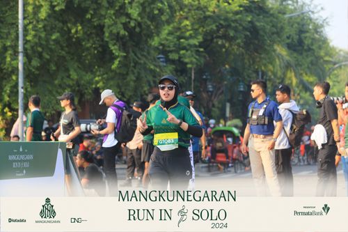 Race photo from Mangkunegaran Run 2024