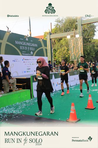 Race photo from Mangkunegaran Run 2024