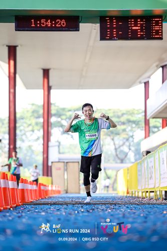 Race photo from BAF LIONS RUN 2024