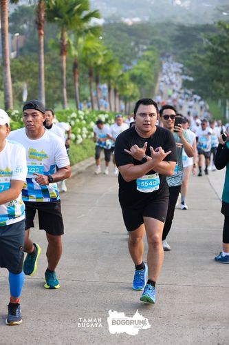 Race photo from Taman Budaya x BOGORUN 2025