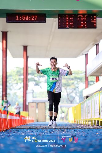 Race photo from BAF LIONS RUN 2024