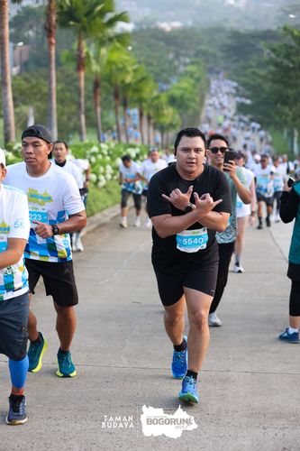 Race photo from Taman Budaya x BOGORUN 2025
