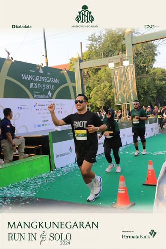 Race photo from Mangkunegaran Run 2024