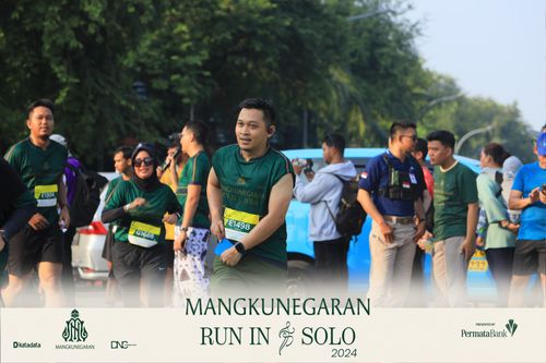 Race photo from Mangkunegaran Run 2024