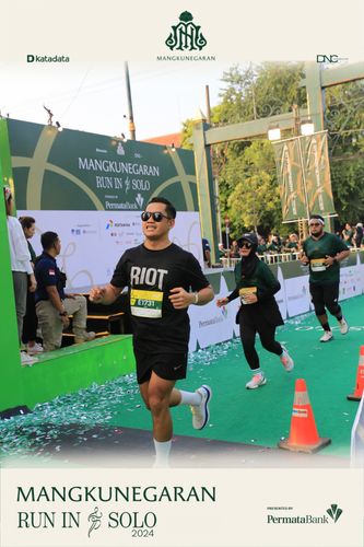 Race photo from Mangkunegaran Run 2024