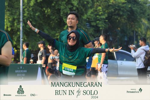 Race photo from Mangkunegaran Run 2024