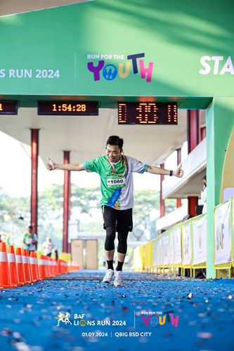 Race photo from BAF LIONS RUN 2024