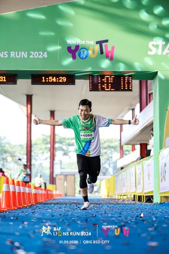 Race photo from BAF LIONS RUN 2024