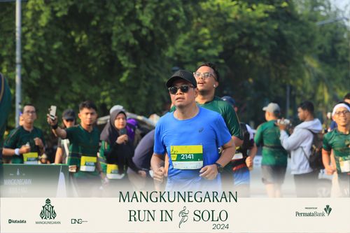 Race photo from Mangkunegaran Run 2024