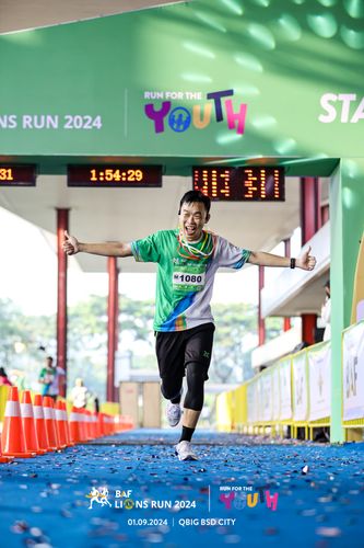Race photo from BAF LIONS RUN 2024