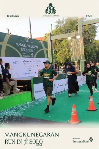 Race photo from Mangkunegaran Run 2024