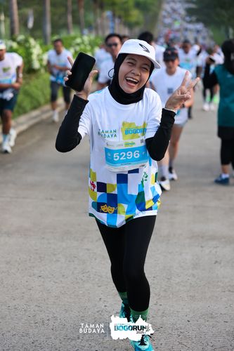 Race photo from Taman Budaya x BOGORUN 2025