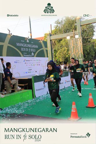 Race photo from Mangkunegaran Run 2024