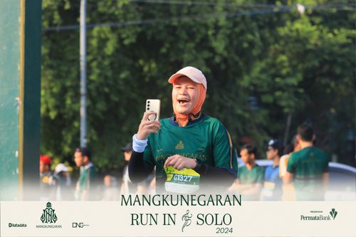 Race photo from Mangkunegaran Run 2024