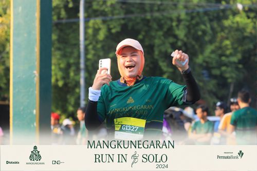 Race photo from Mangkunegaran Run 2024