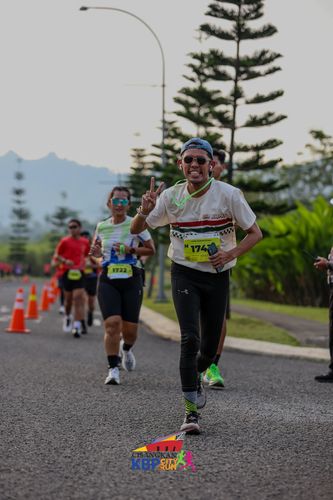 Race photo from CISANGKAN KBP CITY RUN 2025
