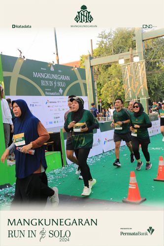 Race photo from Mangkunegaran Run 2024