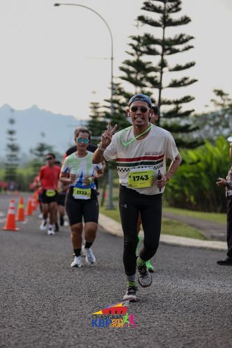 Race photo from CISANGKAN KBP CITY RUN 2025